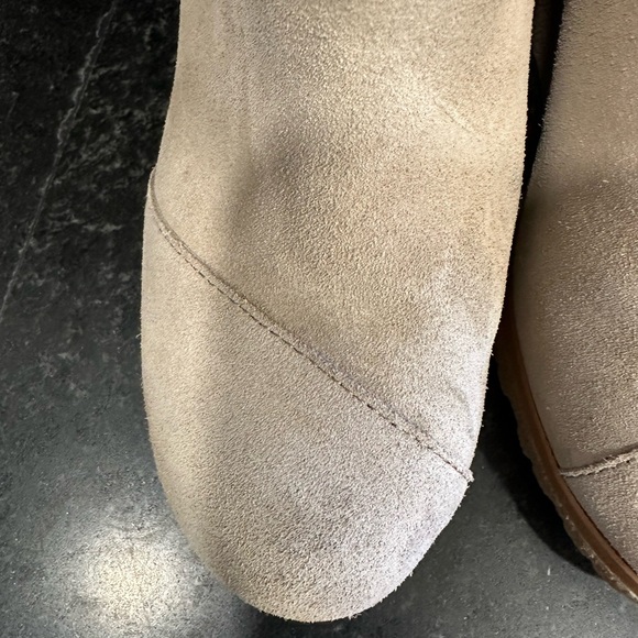 Tom's Avery Wedge Boots, Beige - Picture 8 of 8